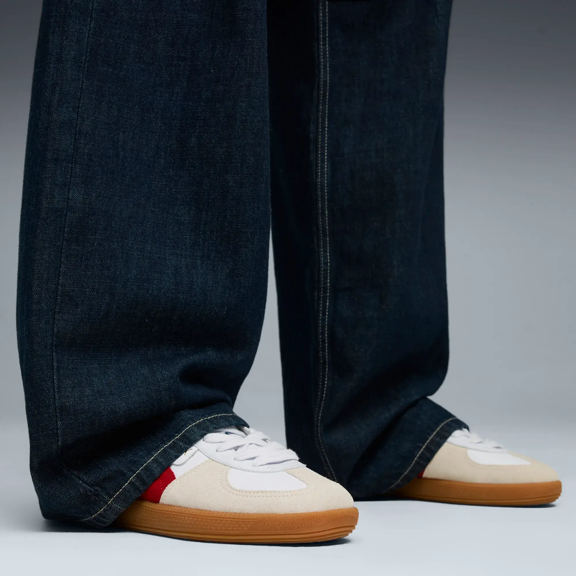 Puma Palermo Lth White For All Time Red - Image 5
