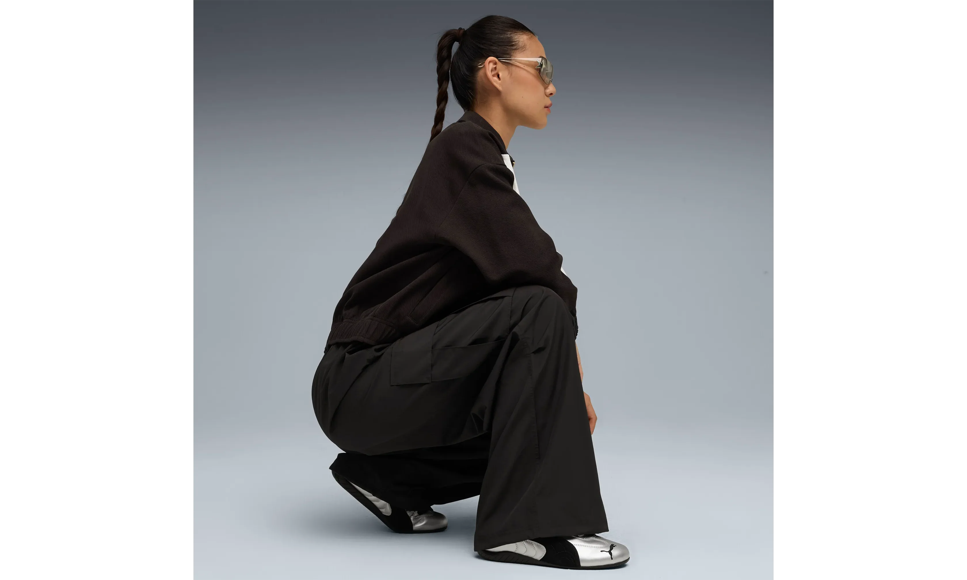 Puma Mujer Speedcat Metallic Silver Black - Image 6