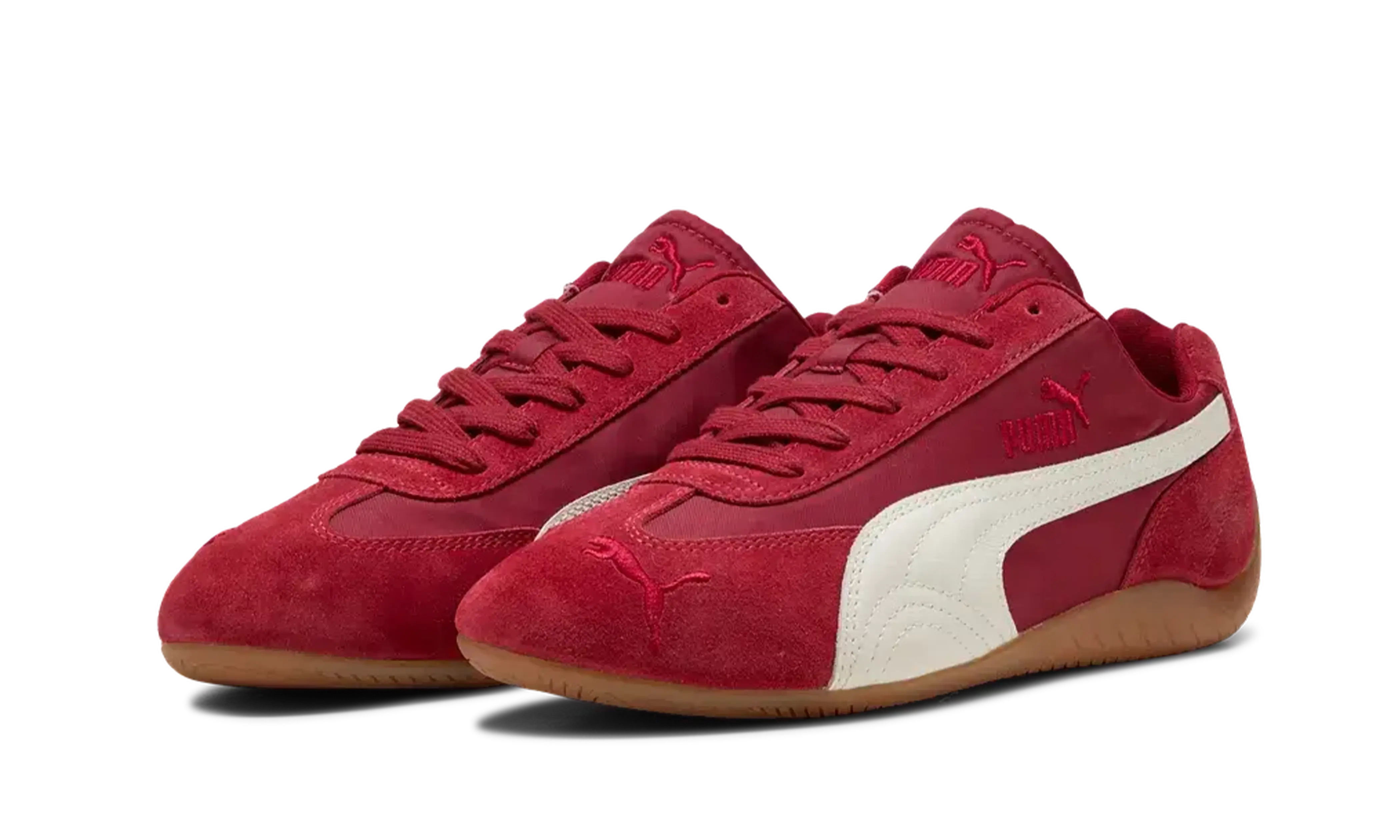 Puma Speedcat Nylon Dark Crimson White - Image 2