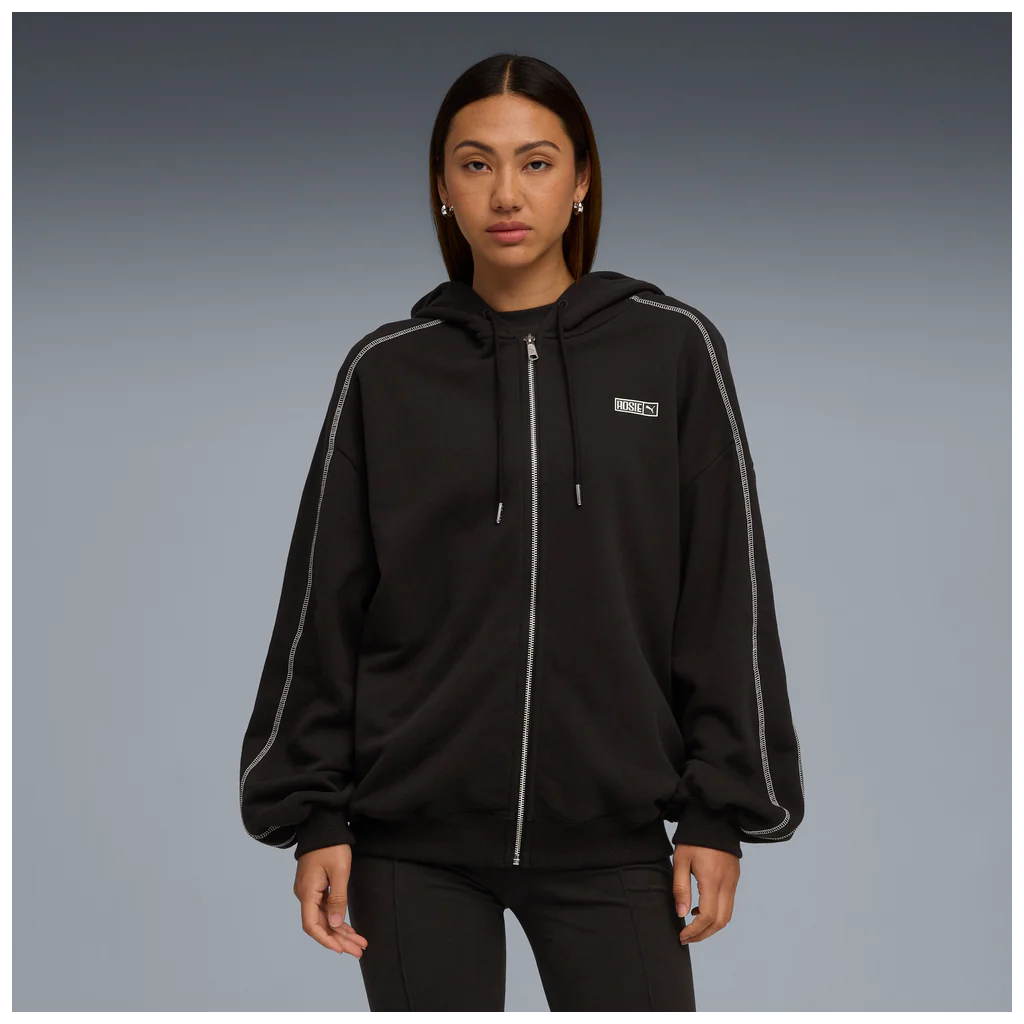 PUMA x ROSÉ T7 Hoodie Black - Image 3