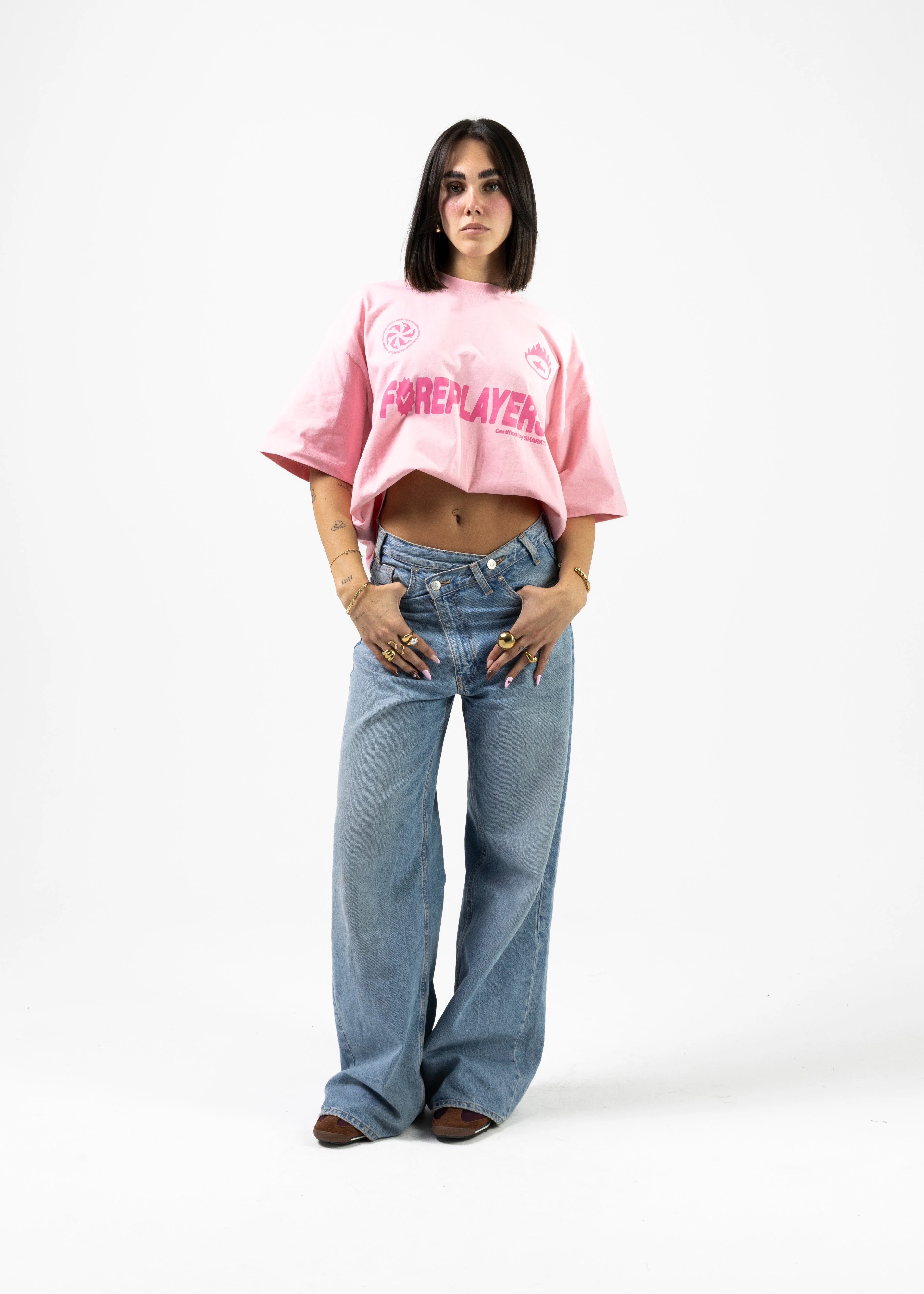 SHARK Foreplayers Pink Tee - Image 4