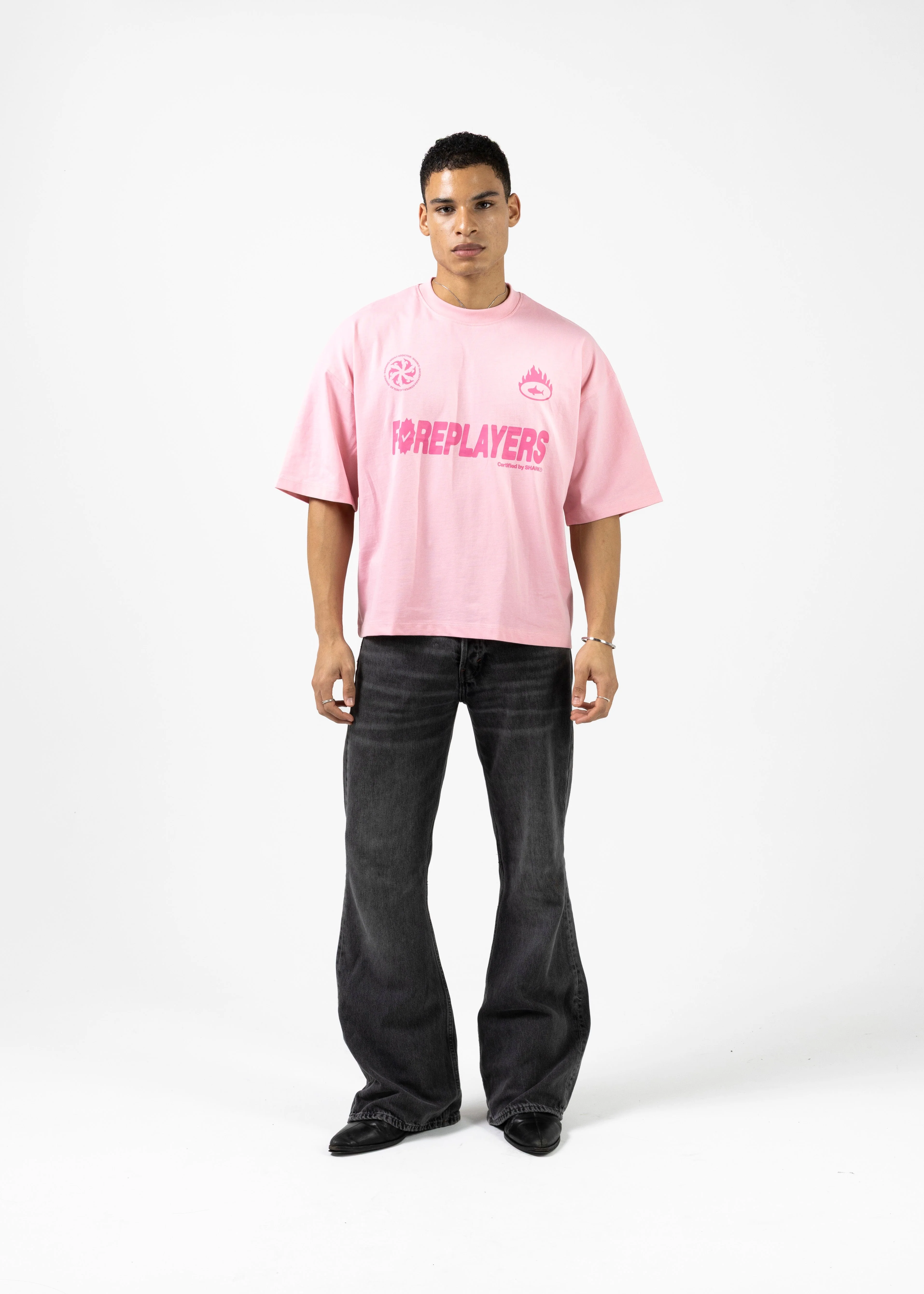 SHARK Foreplayers Pink Tee - Image 6