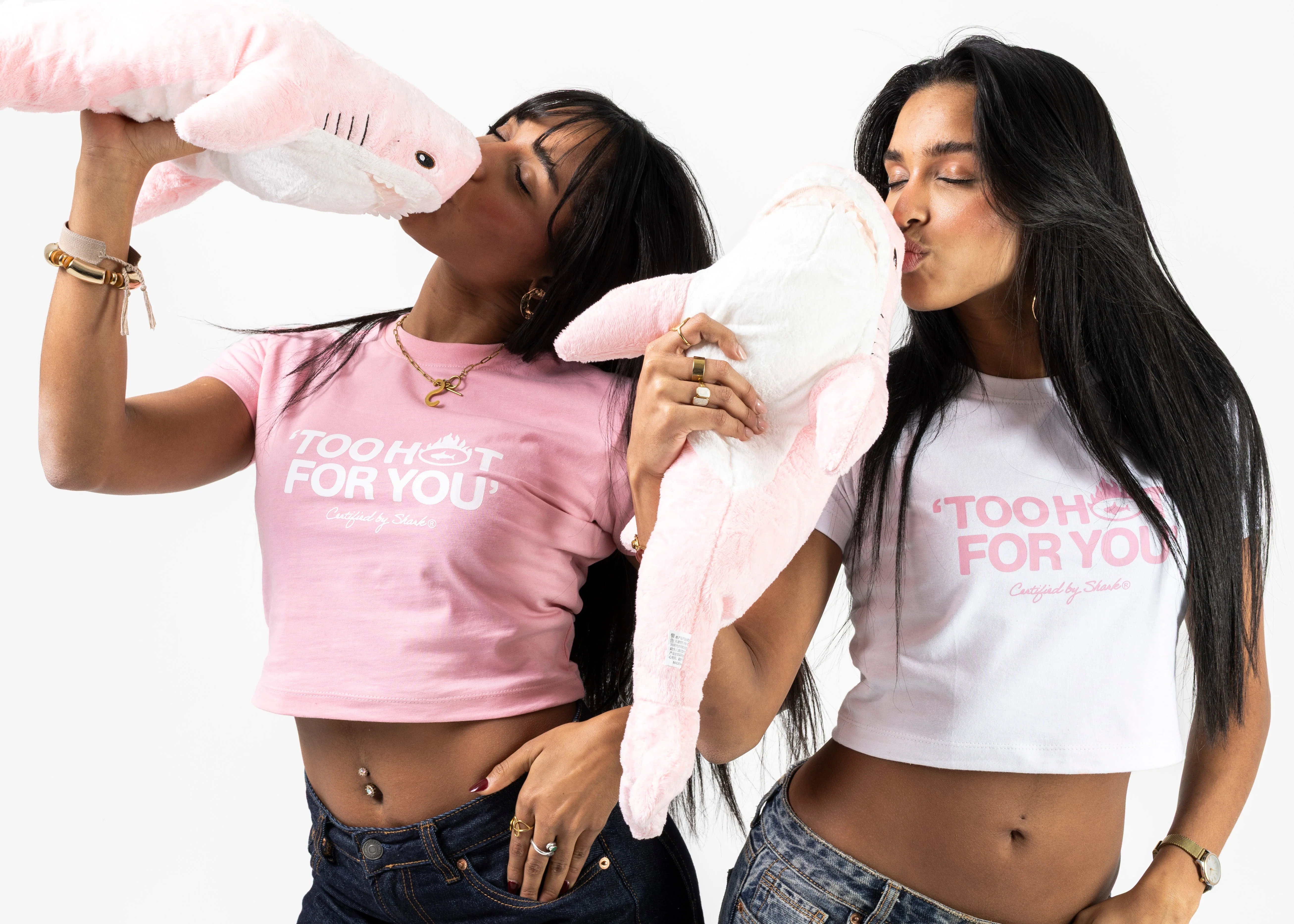 SHARK Too Hot For You Pink Top - Image 3