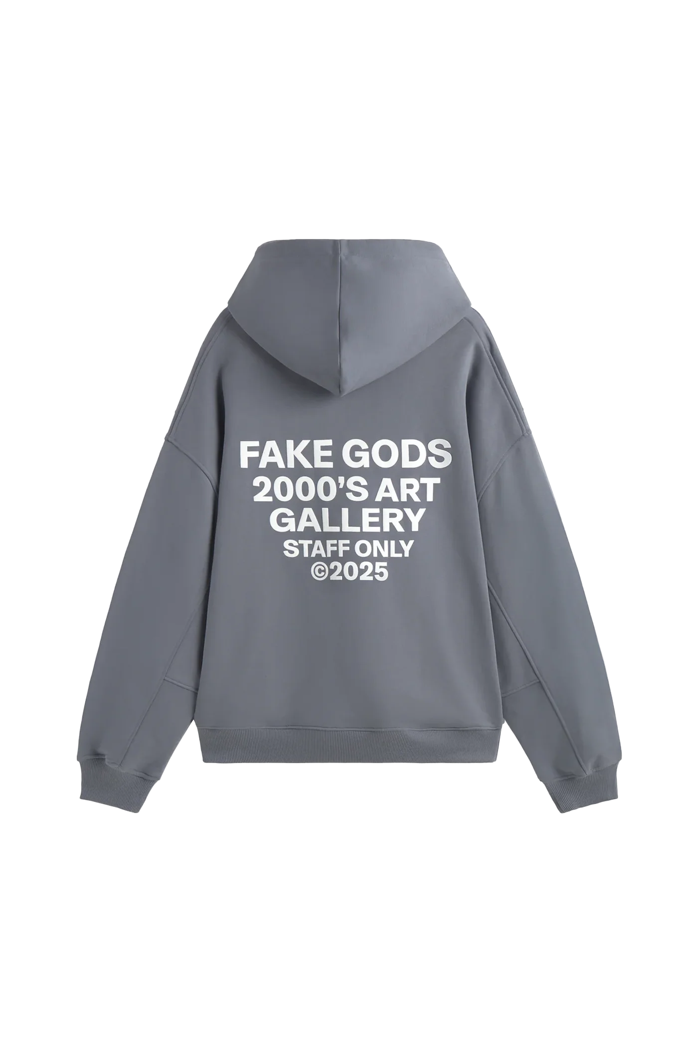 STAFF HOODIE BLUE GREY - Image 2